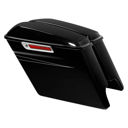 5" Stretched Saddlebags for Harley Touring Street Glide (2014–2024) Vivid Black
