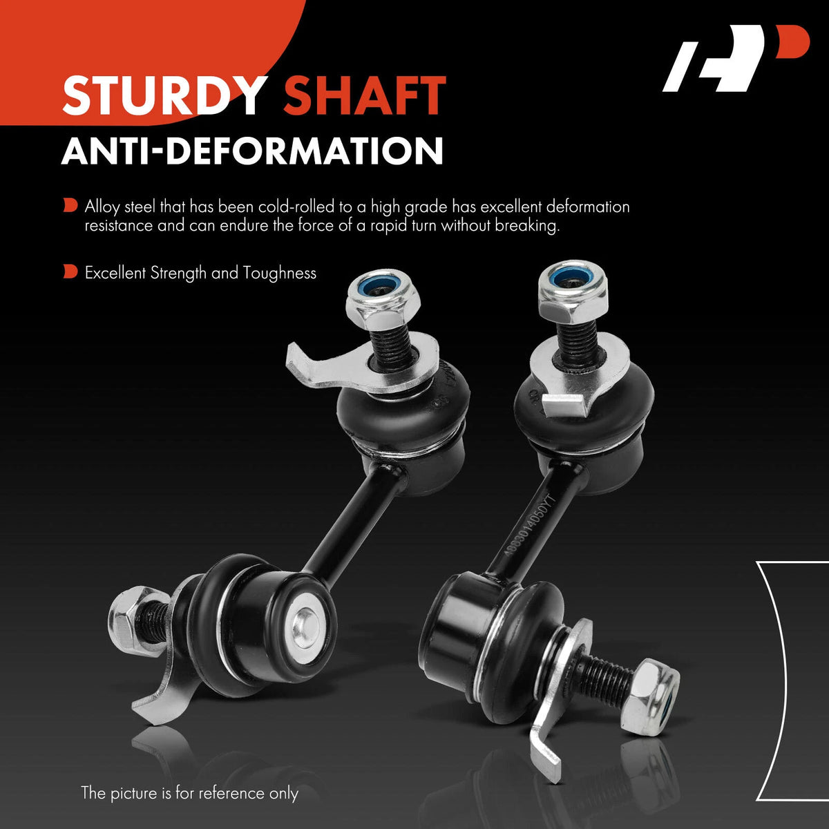 2X Rear Side Stabilizer Bar Link for Toyota Supra (1993–1998) X50SL0609, 1017086, 4884014030, SL74131PR, SL74132PR