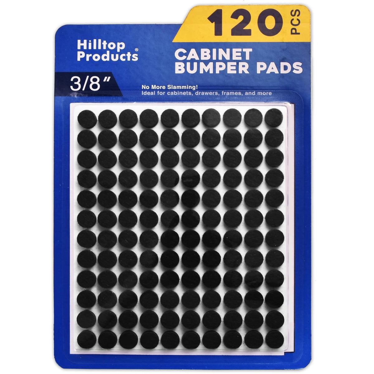 120 Pack Felt Cabinet Bumpers for Cabinet Doors