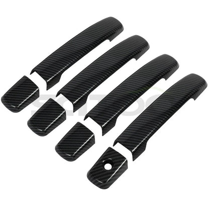 Set of 4 Door Handle Covers for Nissan Altima (2007–2013) Carbon Fiber