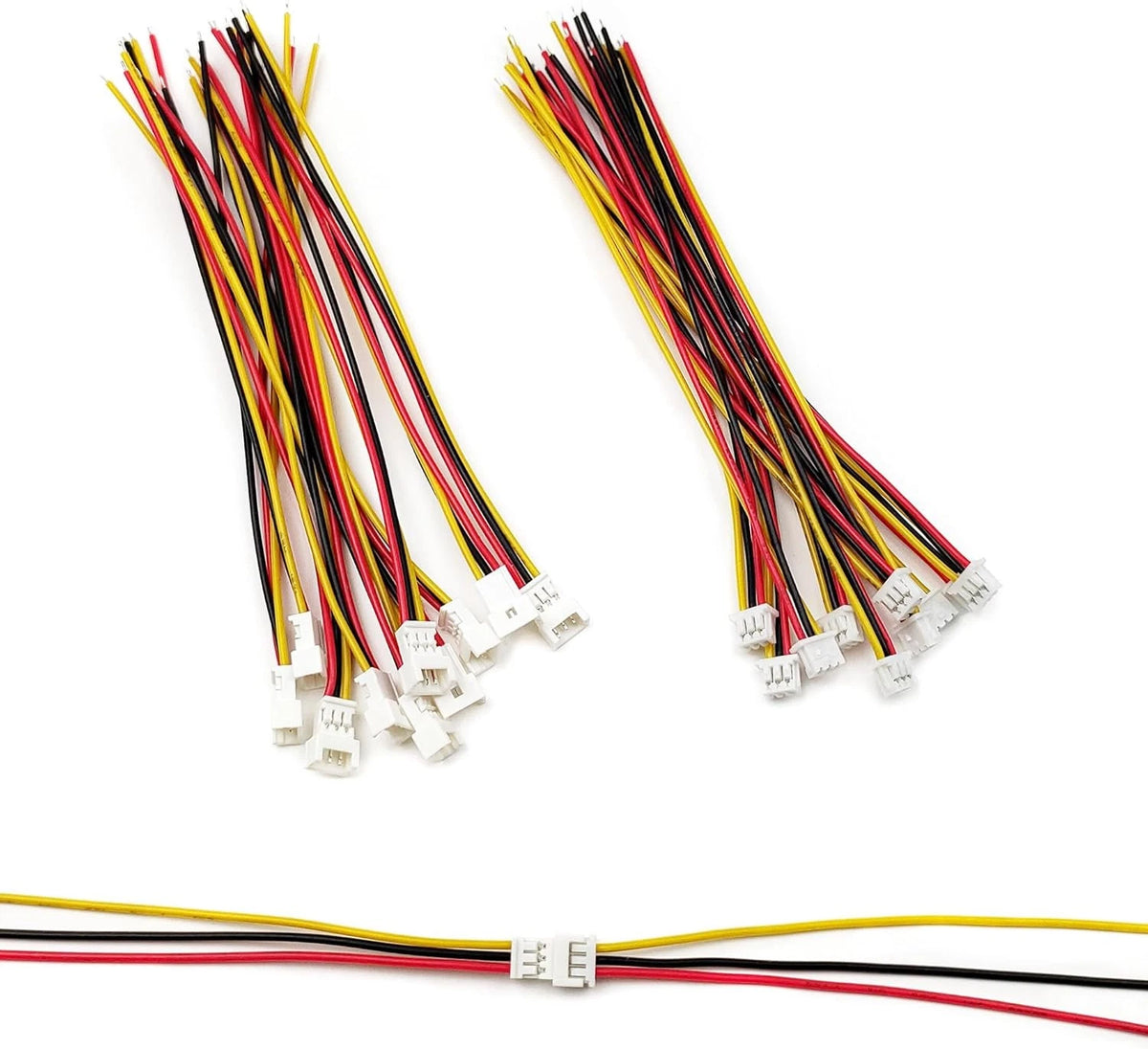10 Pairs JST Connectors 1.25mm 3 Pin Micro Male Female Plug