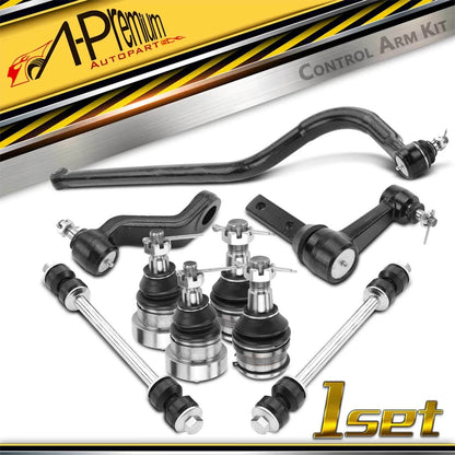 Set of 9 Front Idler Pitman Arm Sway Bar Links for Dodge Ram 2500 (1994–1996)