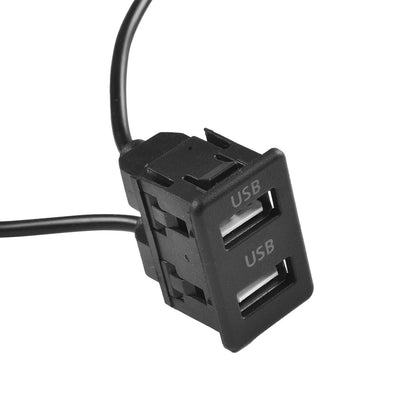 USB Socket for Most Cars (3.4x2.2cm, 4pin+6pin)