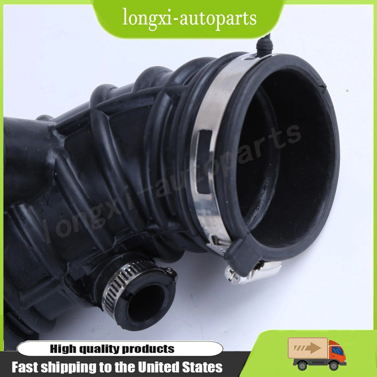 2X Engine Air Intake Hose for Infiniti M25 M37 M56 Q70 (16576-1MA0A, 16576-1MA0B)