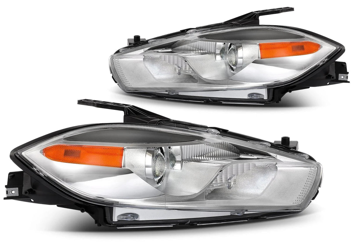 2Pcs Headlights for Dodge Dart (2013–2016) Chrome Projector