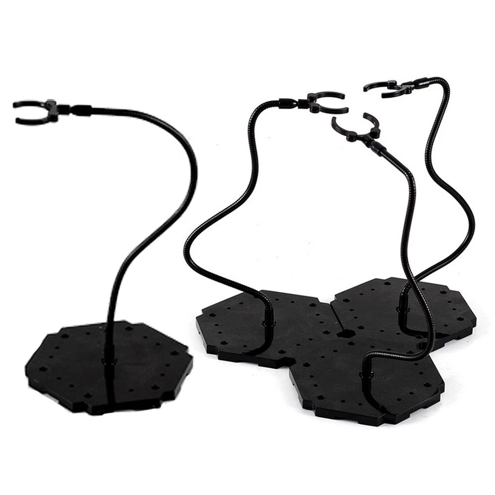 2Pcs Action Figure Stand with Adjustable Metal Support Arm