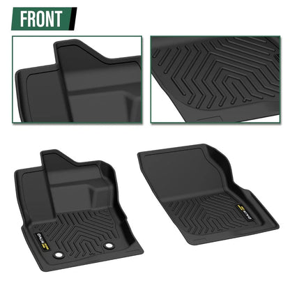 Set of 4 All-Weather TPE Floor Mats for Ford Fusion (2017–2020)