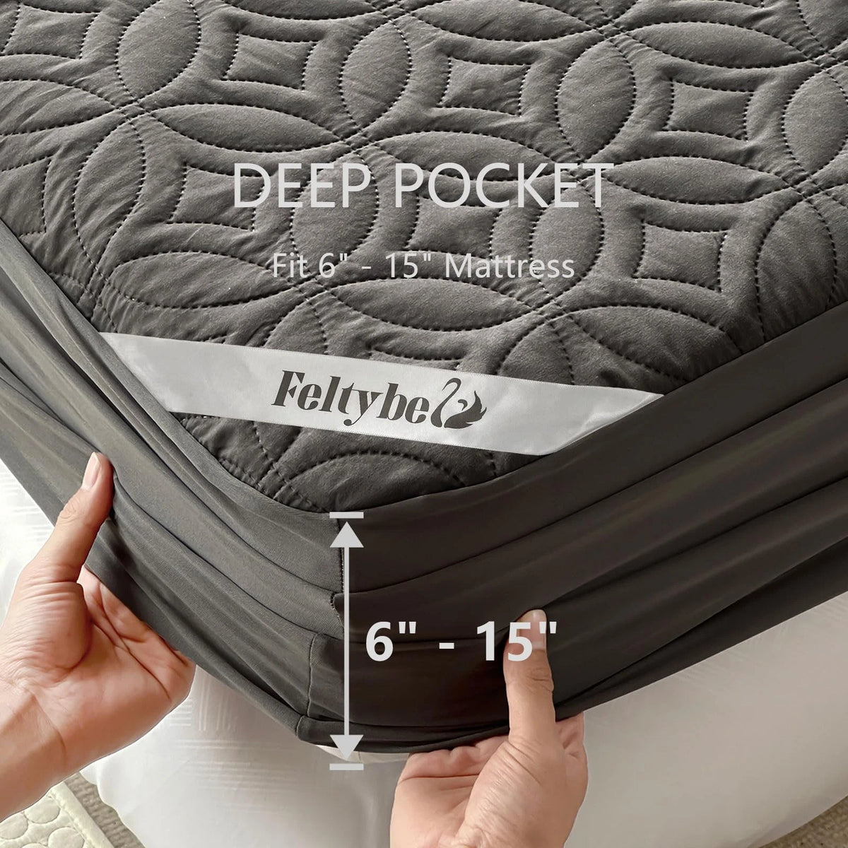 Waterproof Mattress Protector for Queen Size (60"x80")