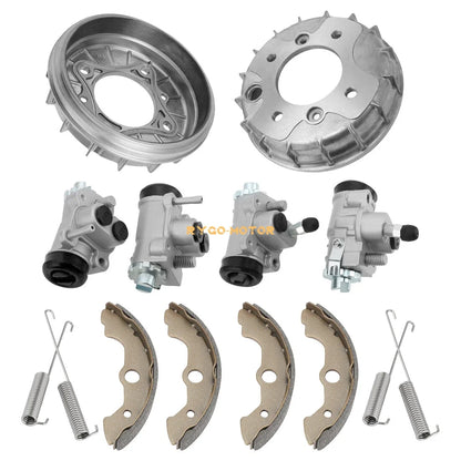 Front Brake Drum Wheel Cylinders & Shoes Kit for Honda Fourtrax 300 (1998–2000)