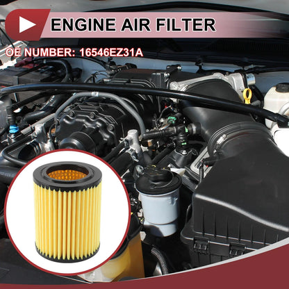 Car Engine Air Filter for Nissan Titan 5.6L (2017–2024) No. 16546EZ31A