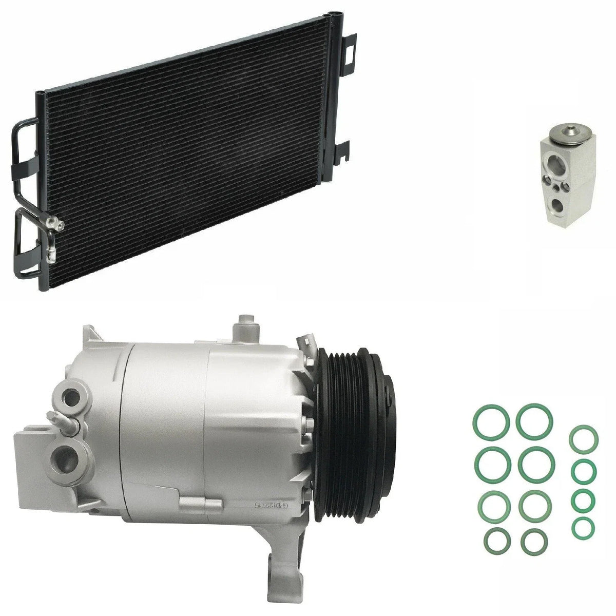 A/C Compressor Kit with Condenser for Chevrolet Impala V6 (2010–2013)