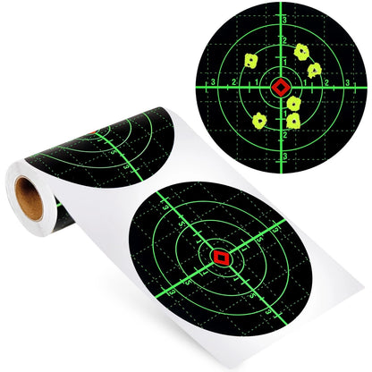 6" Splatter Targets Stickers for Shooting (100 Pack)