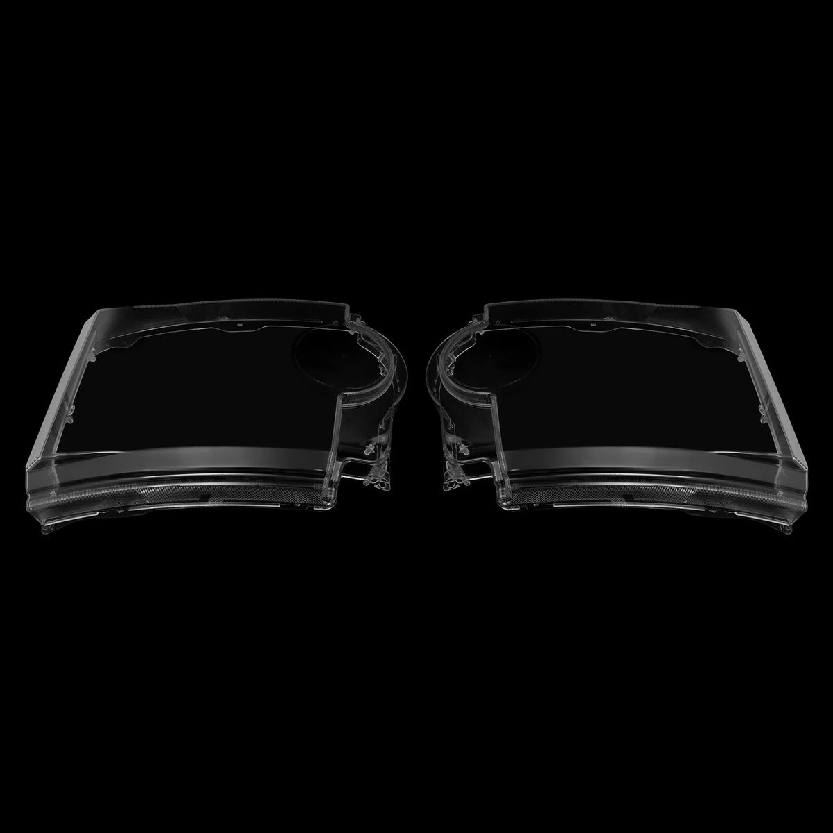 Set of 2 Headlamp Lens Covers for Land Rover LR3 (2005–2009) Clear