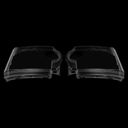 Set of 2 Headlamp Lens Covers for Land Rover LR3 (2005–2009) Clear