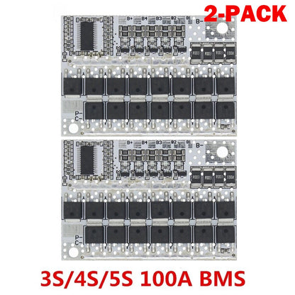 2X 100A 12V BMS Li-ion LMO Battery Protection Circuit Board for