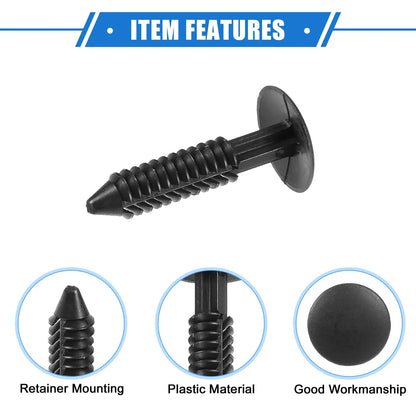 30Pcs Canopy Seal Buckle Clips for Ford Mustang (2005–2012) Black