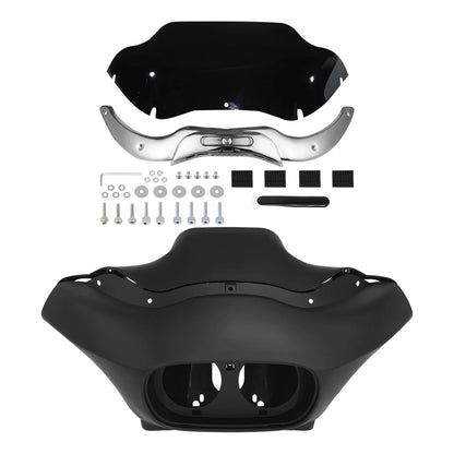 Inner Outer Fairing & 9.5'' Windshield Trim for Harley Road Glide (2004–2013)