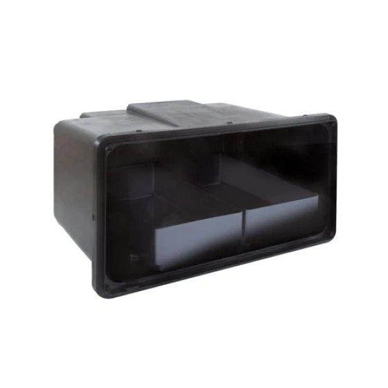 Double Battery Box with Cables for Caravan Motorhome Campervan (PO557)