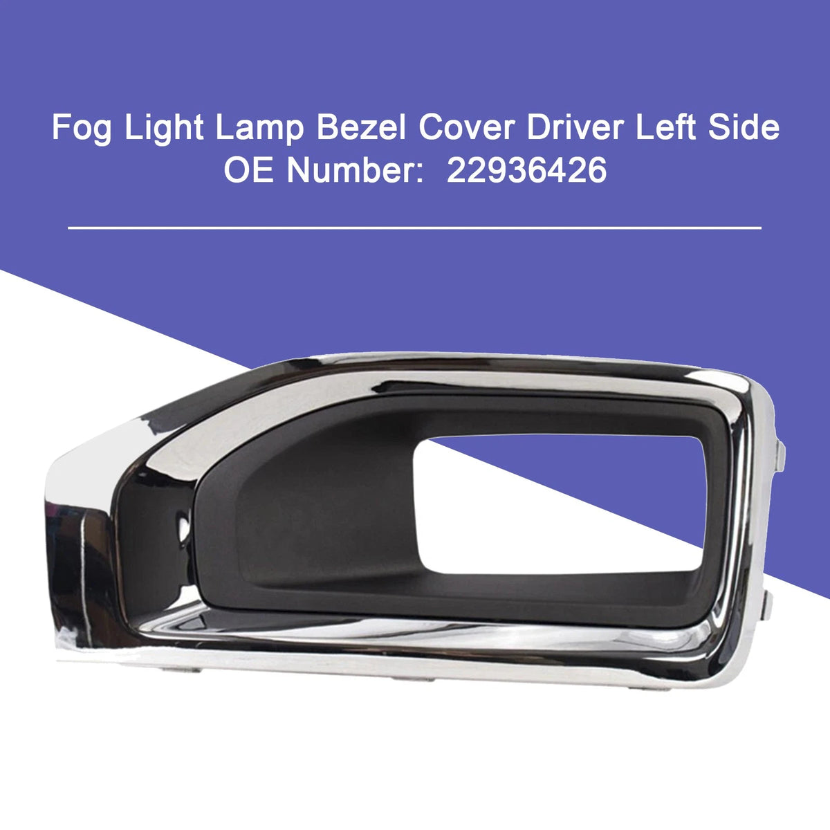 Fog Light Lamp Bezel Cover for GMC Yukon (2015–2020) 22936426
