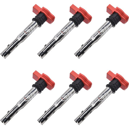 Set of 6 Ignition Coils for VW Audi Q7 (2007–2019) SET-WKP9212235-6