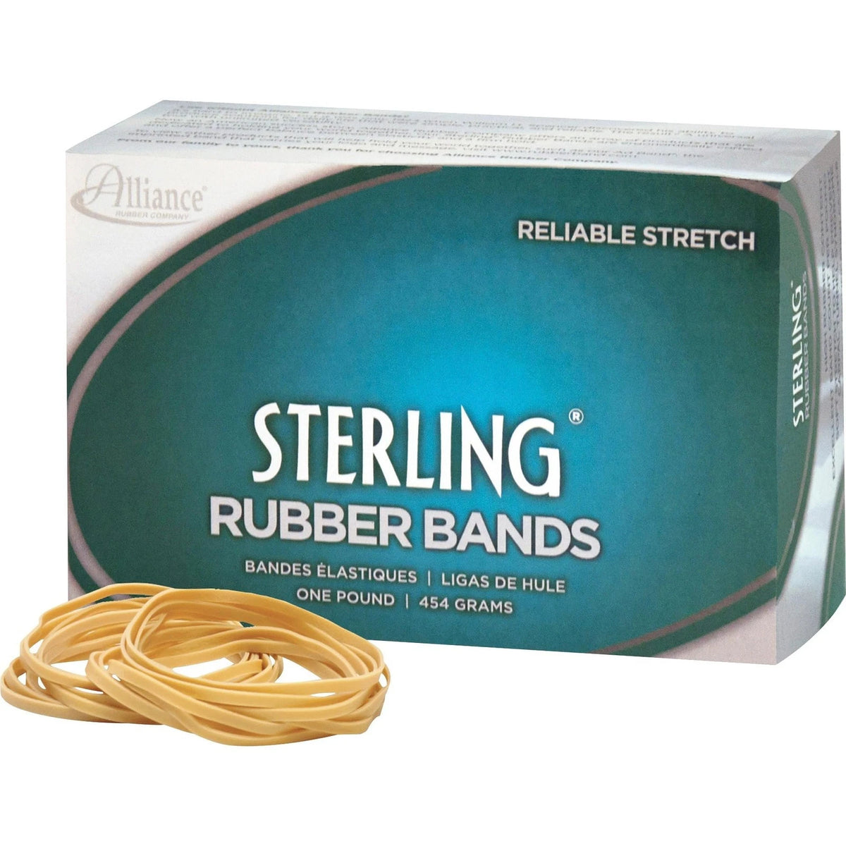 Set of 1 Pound Sterling Bands for Various Applications (3 x 1/16 inches)