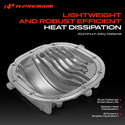 A-Premium Rear Differential Cover with Gasket & Drain Plug for Jeep AMC Model 20 (SPC4906BKKIT, 4906BKKIT)