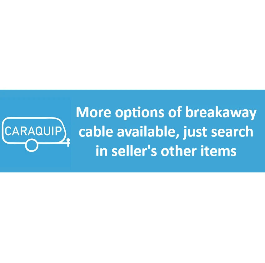W4 Breakaway Cable for Caravan Trailer Towing (10017)