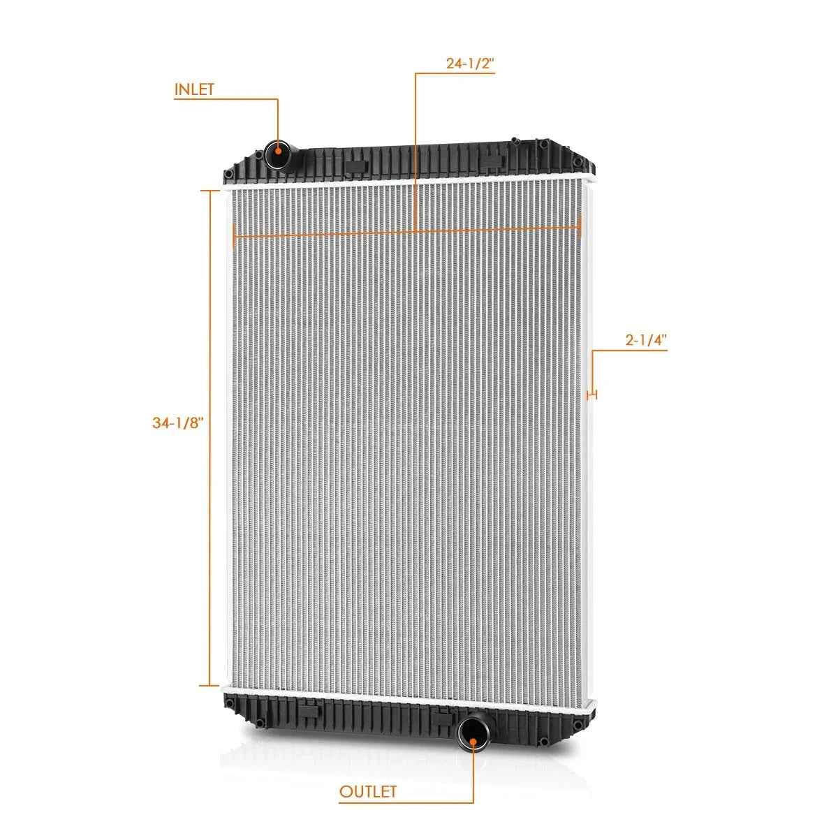 Aluminum 2-Row Cooling Radiator for Sterling Truck Acterra 6500 7500 8500 (2001–2005)