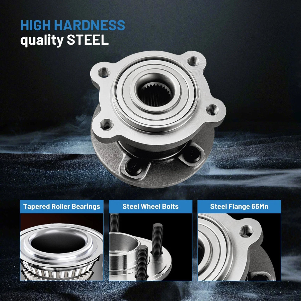 Rear Wheel Hub Bearing Assembly for Lincoln MKC (2015–2019) AWD