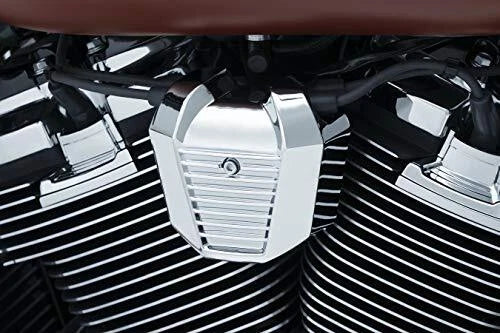 Kuryakyn Precision Coil Cover Chrome for Harley Davidson (6466)