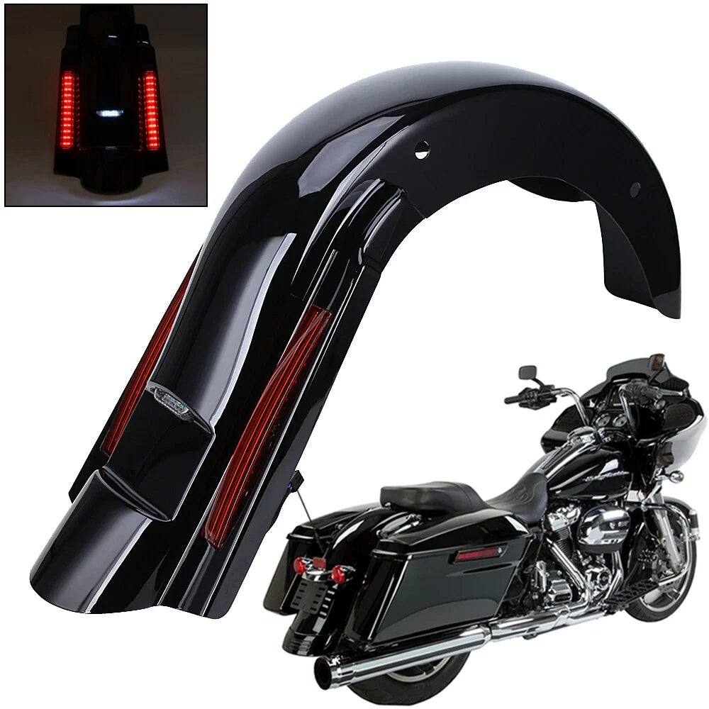 CVO Stretched Rear Fender LED Lights for Harley CVO Road King (1993–2008)