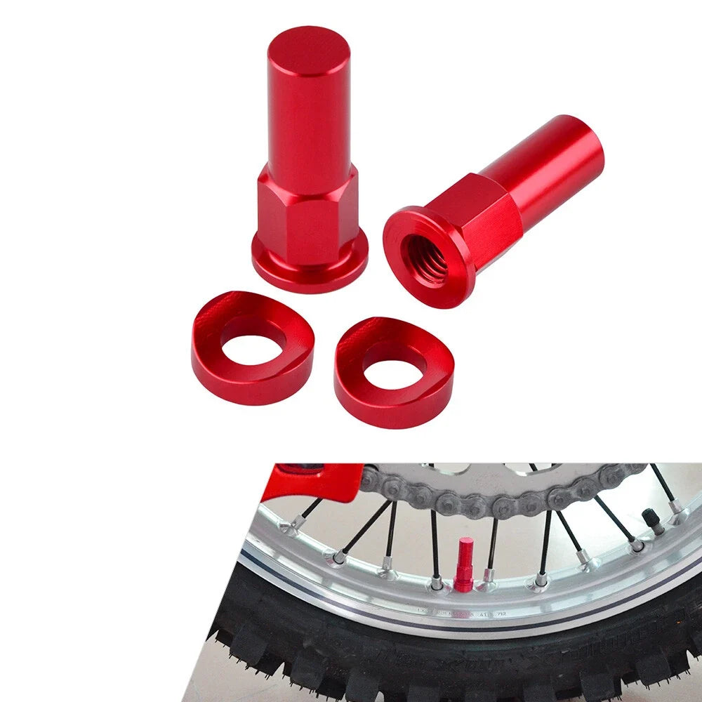 CNC Rim Lock Nuts and Washer Kit for Honda CR125 CR250 CRF250 CRF450