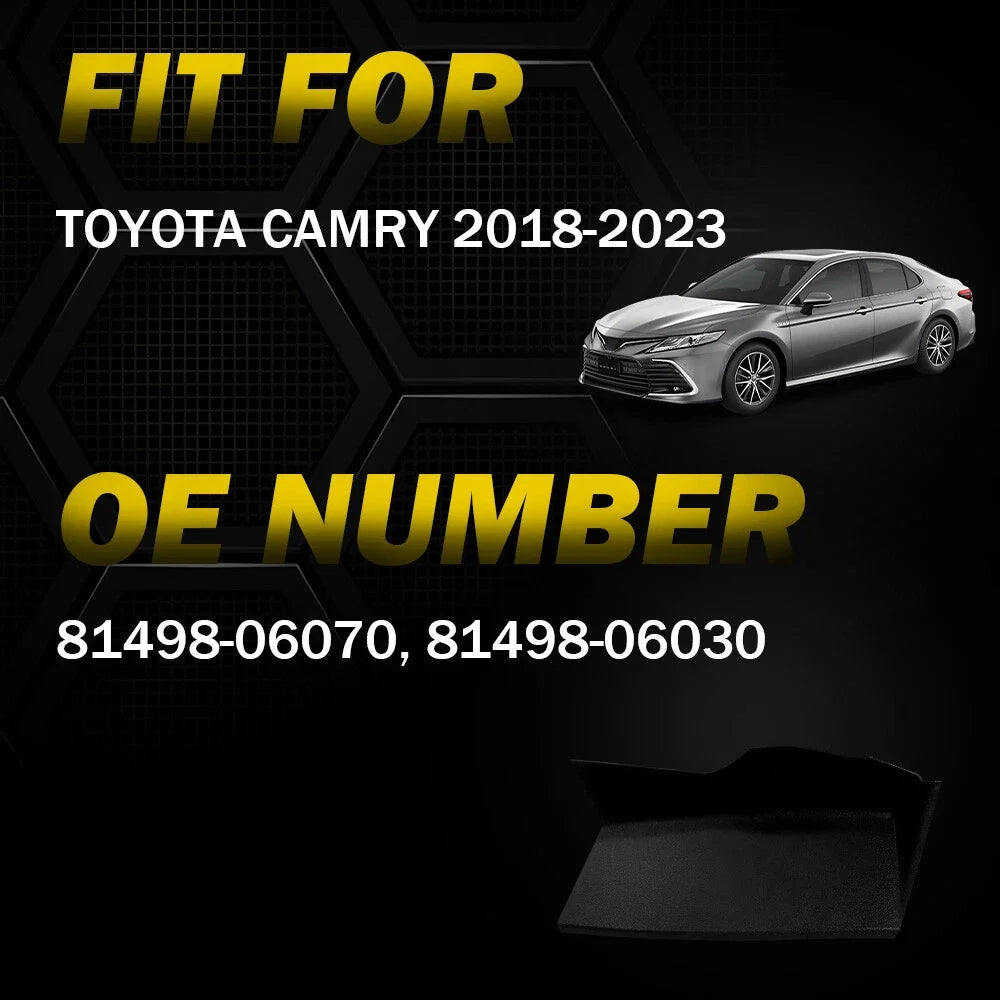 LH Rear Combination Lamp Cover for Toyota Camry (2018–2023) Black