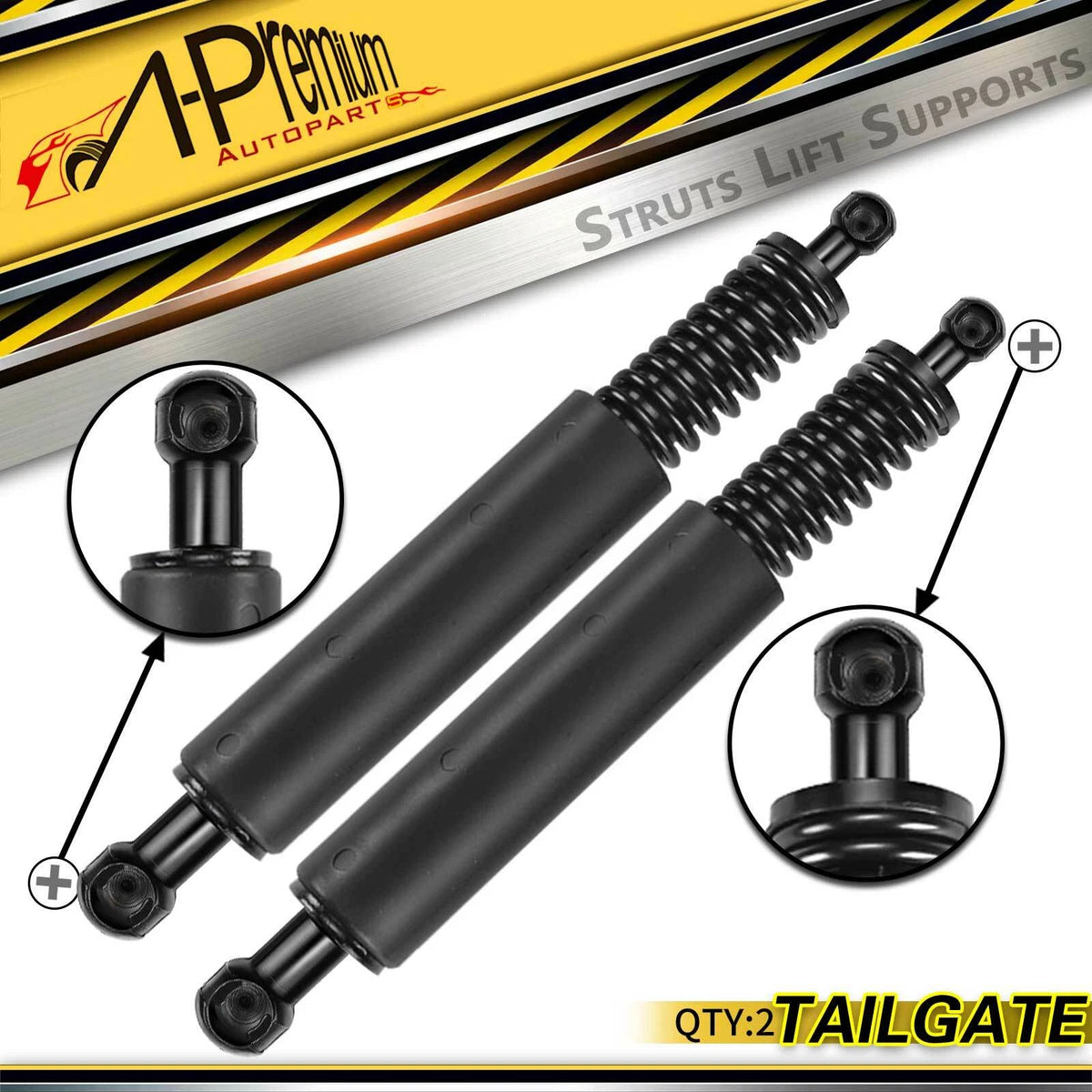 2X Rear Tailgate Lift Support Shock Struts for VW Touareg (2004–2005) 7L6827550N