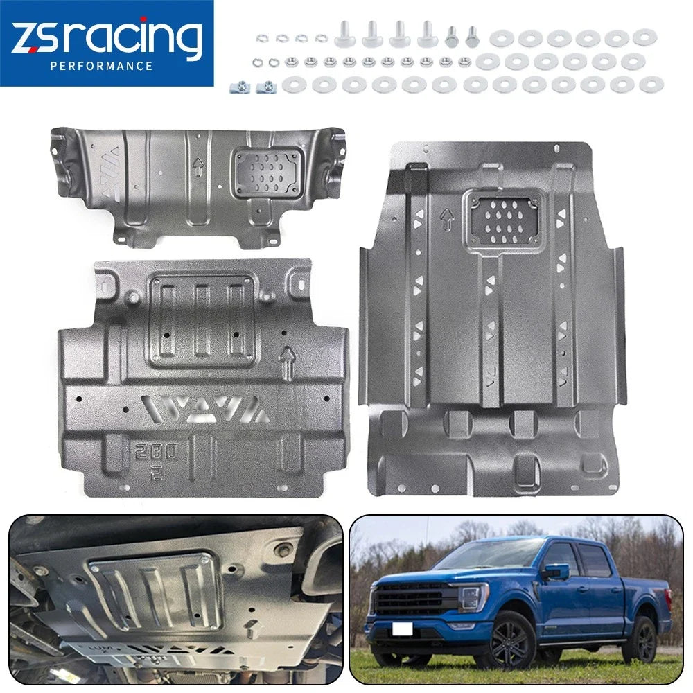 Full Skid Plate Kit for Ford F150 (2015–2022) - Steel Underbody Protection