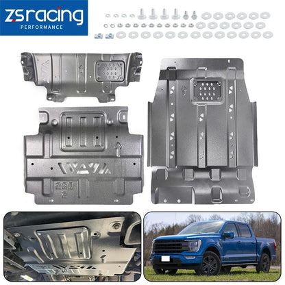 Full Skid Plate Kit for Ford F150 (2015–2022) - Steel Underbody Protection