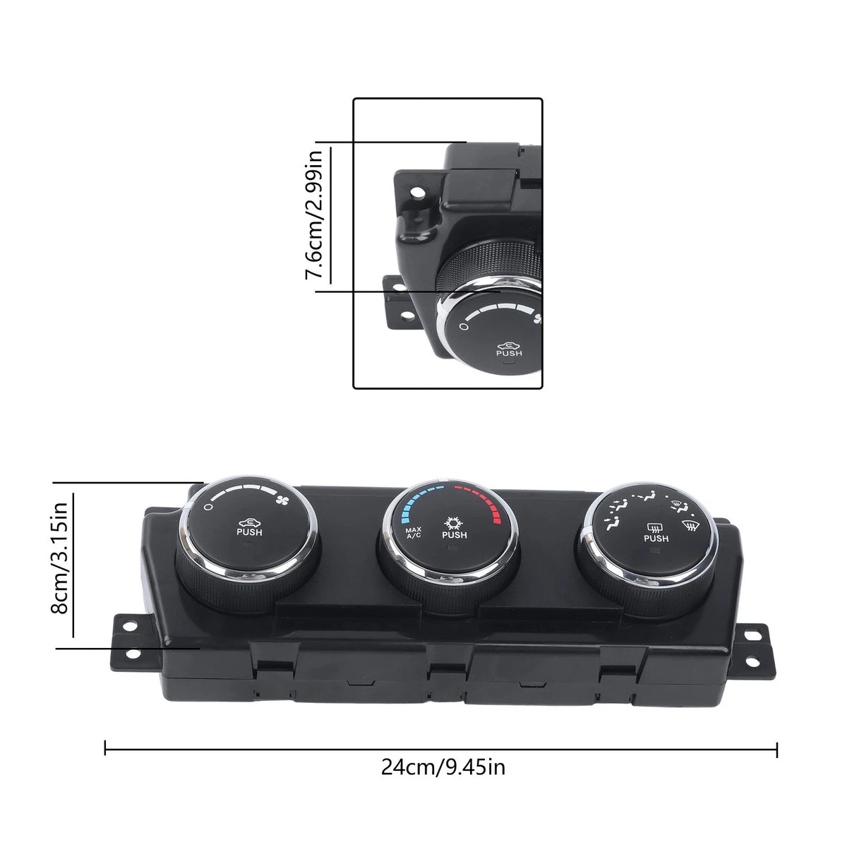 AC Heater Climate Control Module for Dodge Ram 1500 (2009–2010) BCK49357K