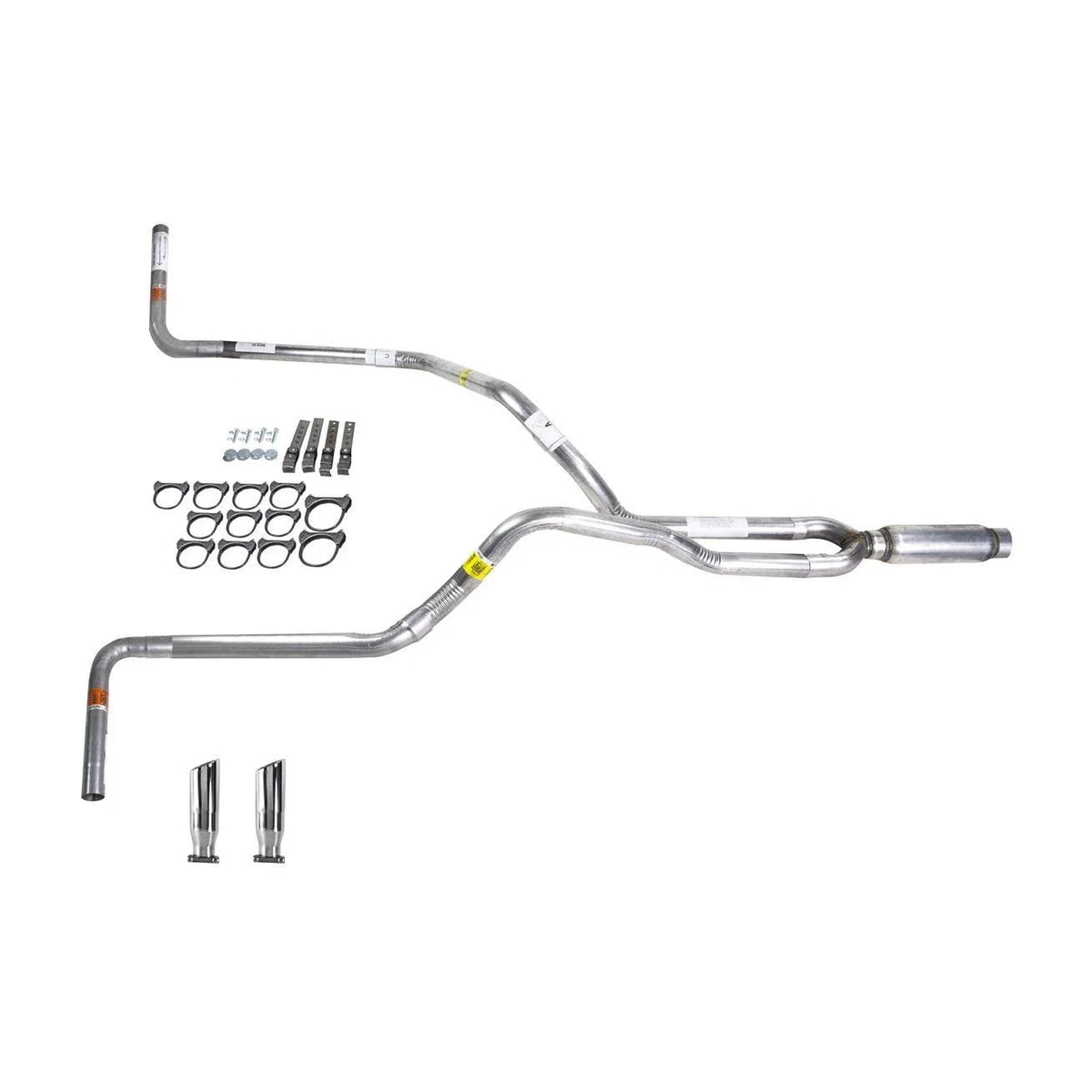 Dual Exhaust 2.5" Pipe Glass Pack Muffler for S10/S15 (1983–1994)
