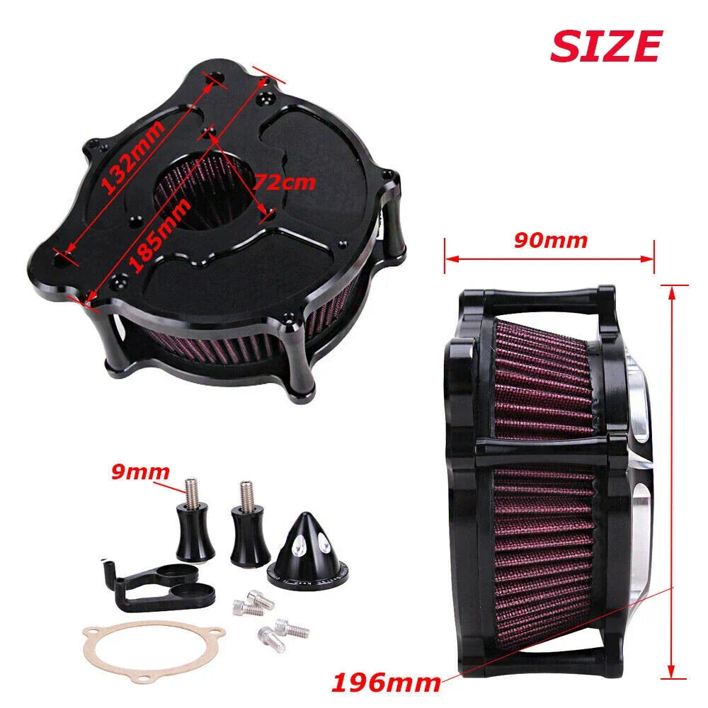 Air Cleaner Intake Filter Kit for Harley Street Electra Road Glide (2008–2016)