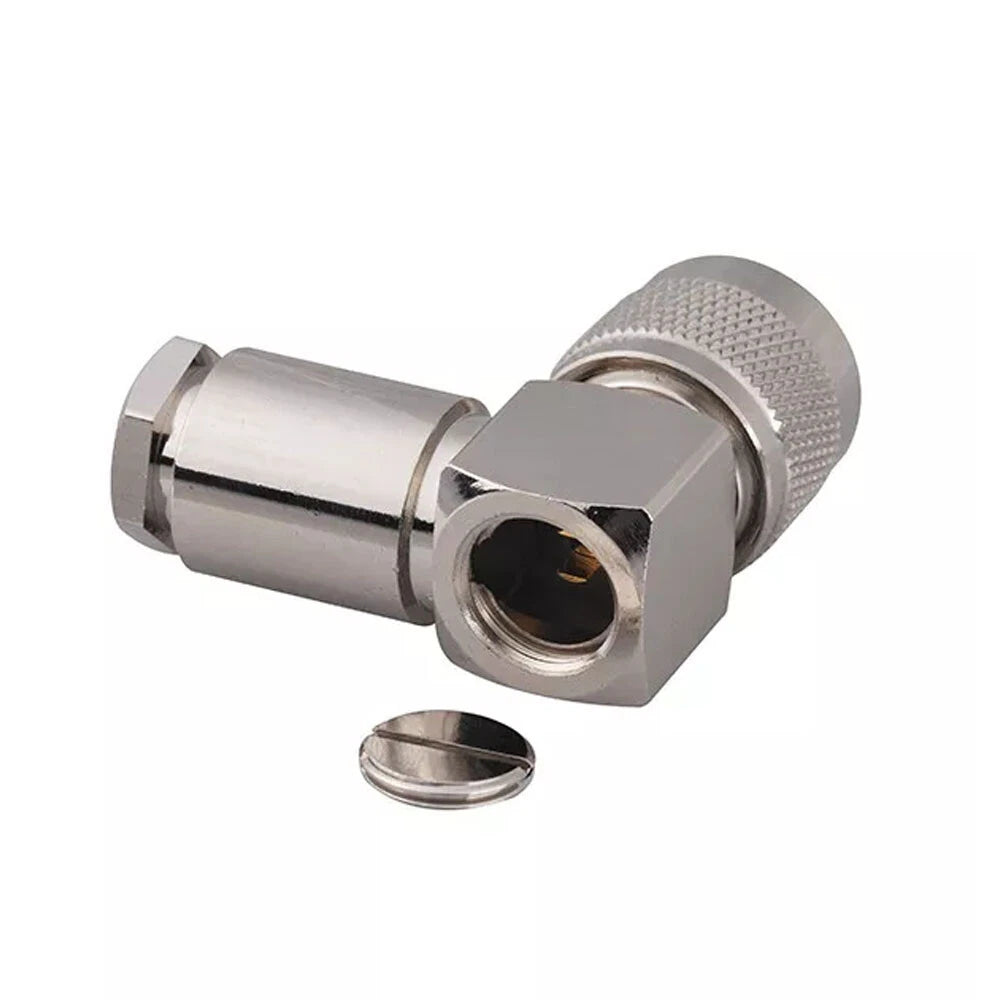 2PC 90 Degree Connector for UHF Male PL259 RG58 RG142 RG400 LMR195
