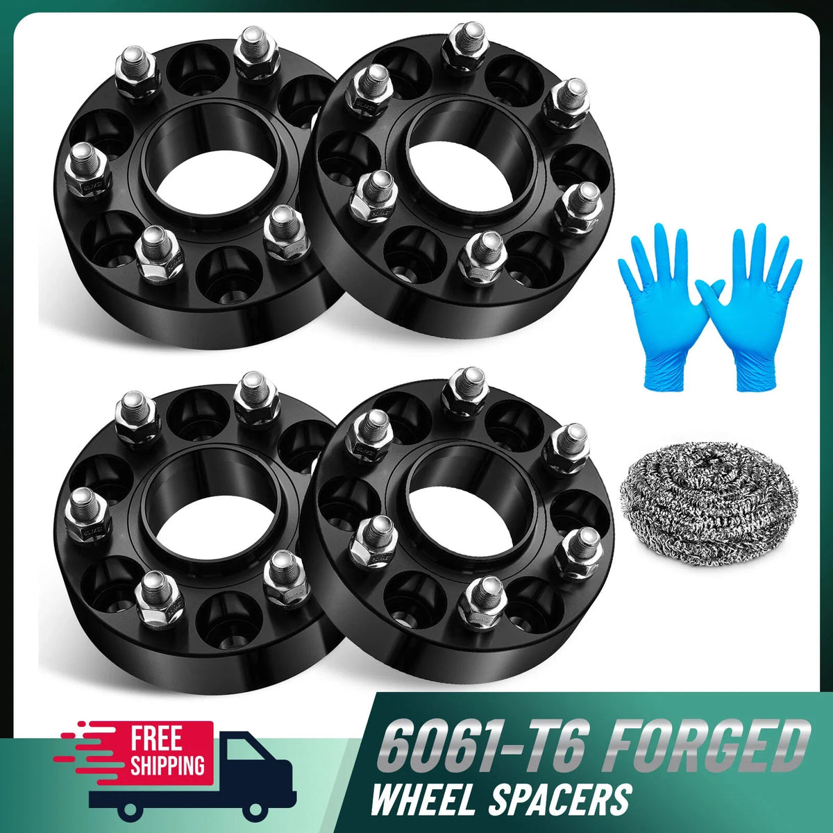 HubCentric Wheel Spacers for Nissan Xterra (2005–2015) 1.5" 6x4.5 M12x1.25