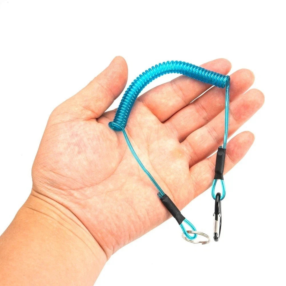 Fishing Lure Anti-Lost Cord with Steel Wire Spring for Universal Use (2023)