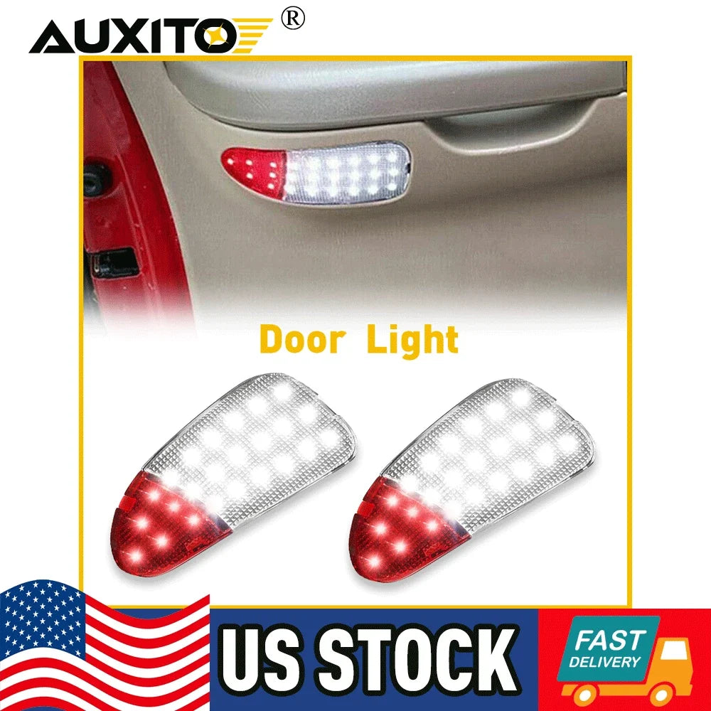 1 Pair LED Interior Door Panel Courtesy Lamps for Ford F150 F250 (1997–2004)