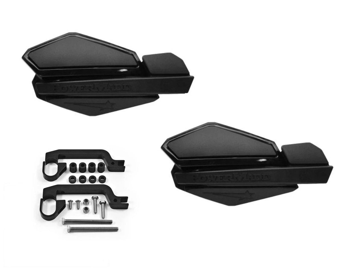 Powermadd Handguards for Honda 300EX (2000–2004) - Black with Mounting Kit