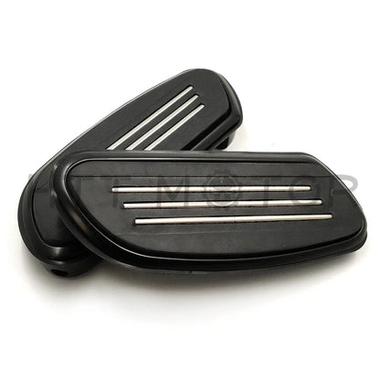 Black Streamline Passenger Floorboard for Harley Touring Road Street Glide (1993–2019)