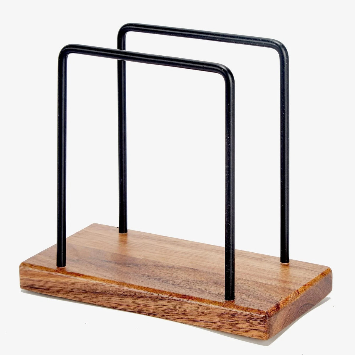 Acacia Wood Napkin Holder for Home Decor (No Part Numbers)