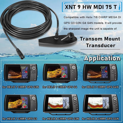 Set of 2 710295-1 XNT 9 HW MDI 75 for Helix 7/8 CHIRP MEGA DI (G3 G3N G4 G4N)