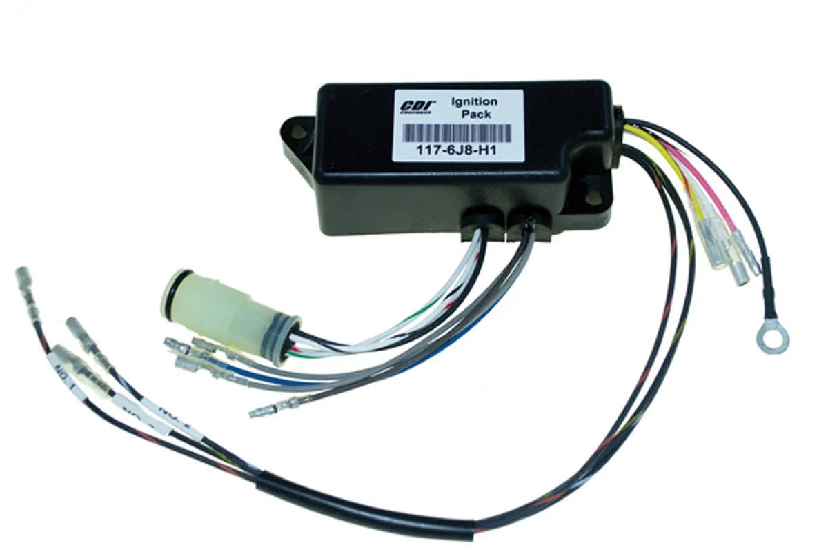 CDI Ignition Pack for Yamaha 25/30 Hp (1987–1998) - 117-6J8-H1