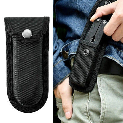 2X Portable Hard Boxed Reinforced Nylon Sheath for 5" Folding Knife