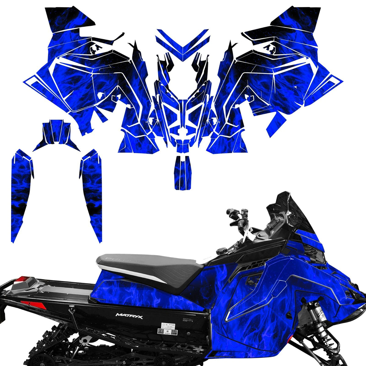 SLED Graphics Decals for Polaris Matryx Indy Assault (2020)